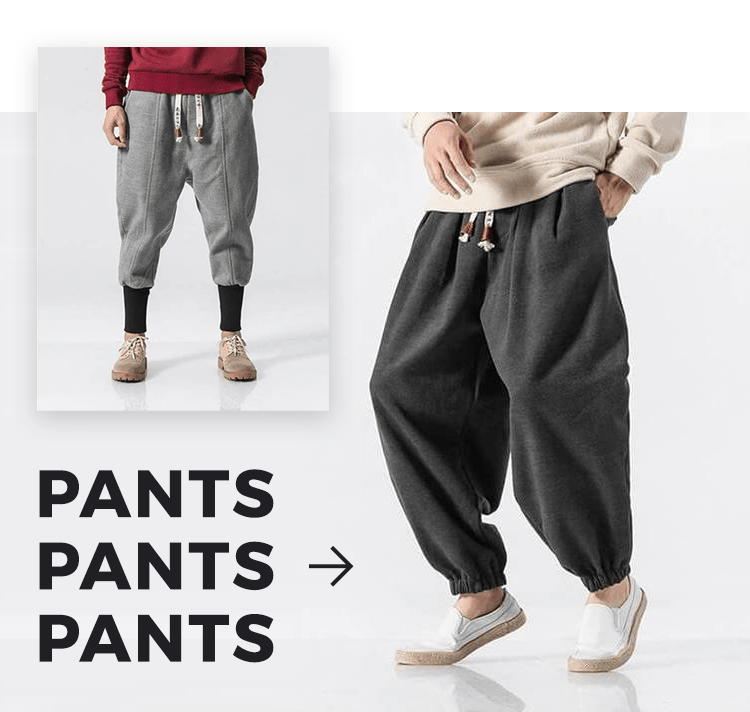 casual effortless men pants